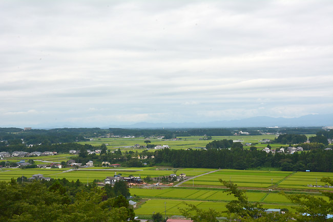 ホテルから見た雲海